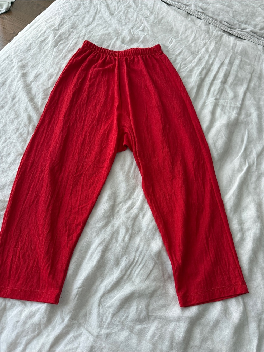 Zara Bright Red Kids Joggers with Elastic Waist